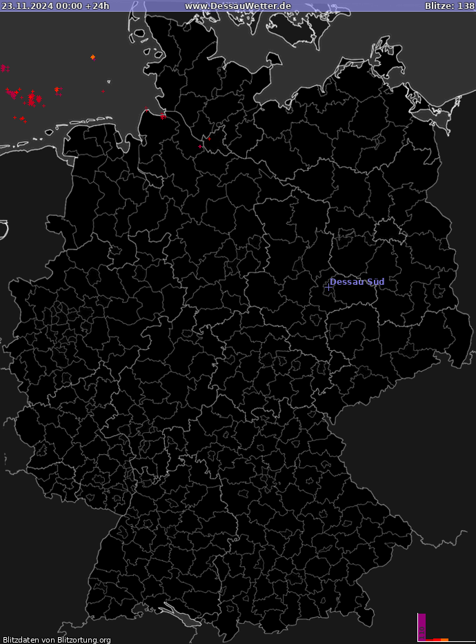 Blitzkarte Deutschland 23.11.2024